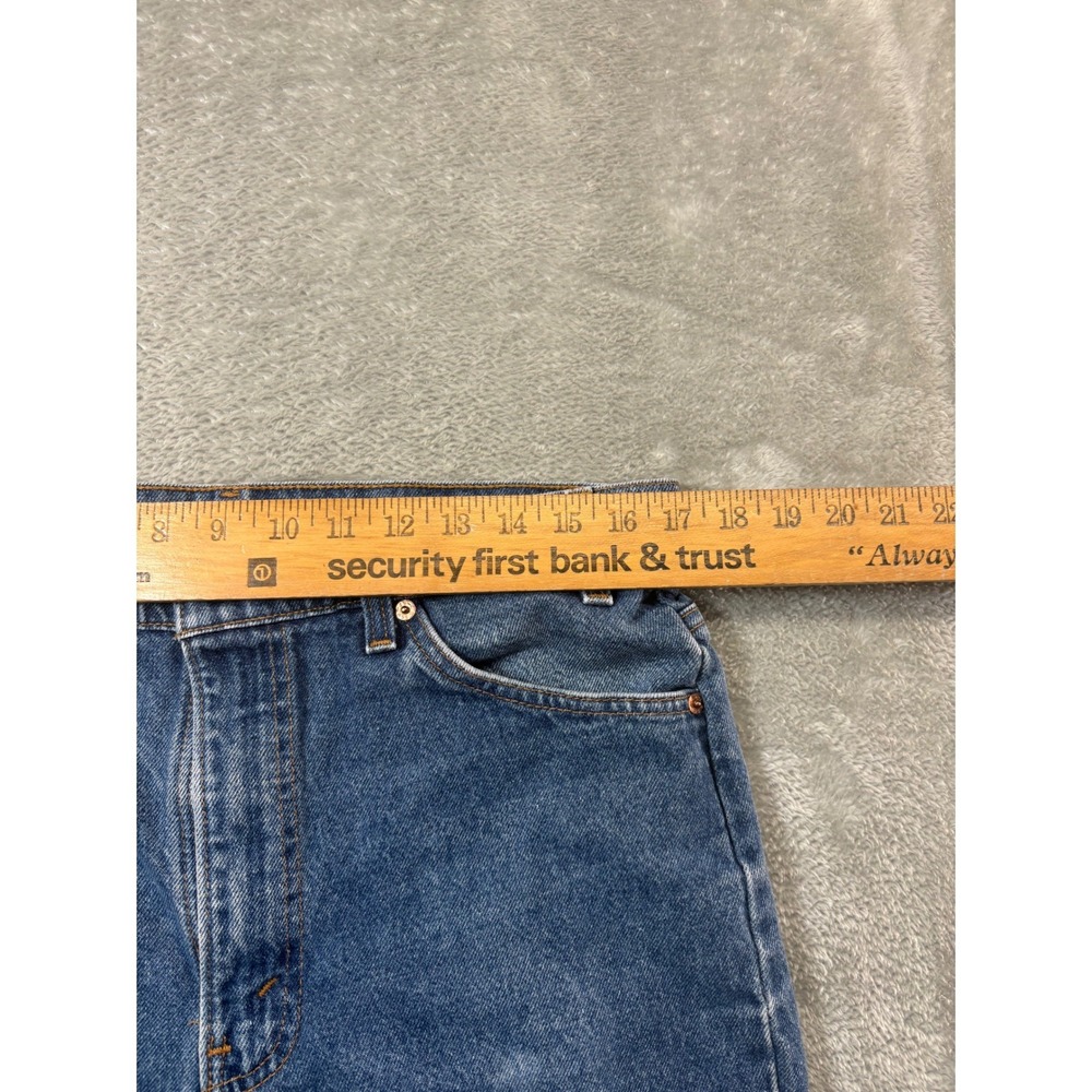 Vintage 90s Levis 517 Orange Tab Bootcut Jeans Made USA Men W36 L30 - Picture 8 of 10